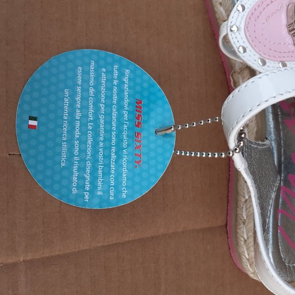 MISS SIXTY Genuine Leather Buckle-Strap Gladiator Sandal 6-6.5 NEW, READ. - Picture 3 of 13